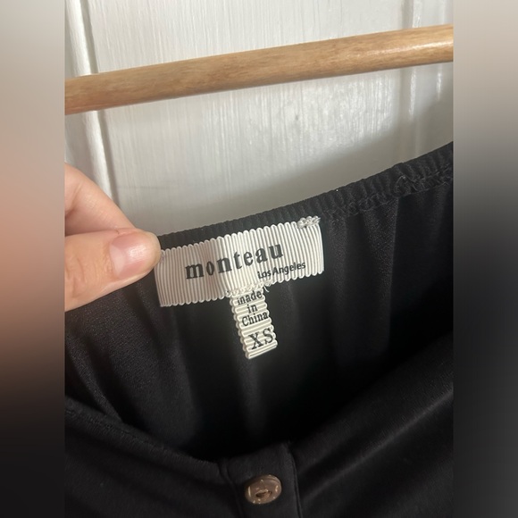 Monteau Black Summer Dress (XS) - Picture 3 of 3